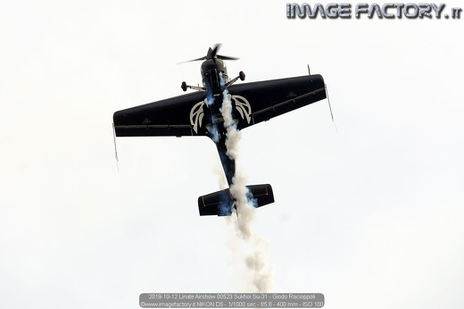 2019-10-12 Linate Airshow 00523 Sukhoi Su-31 - Giodo Racioppoli
